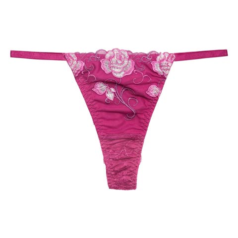 4/17新作!【Reinest】リュクスローズエンブロイダリーバック透け選べるショーツ[おそろいショーツ](ピンク/Tバック-M)