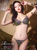 【Reinest】ブロッサムリングコードブラジャー&バック透けフルバックショーツ [推し]