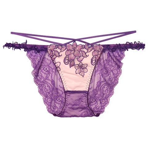 8/13新作!【Reinest】エトワールアマリリスバック透け選べるショーツ[おそろいショーツ](パープル/フルバック-M)