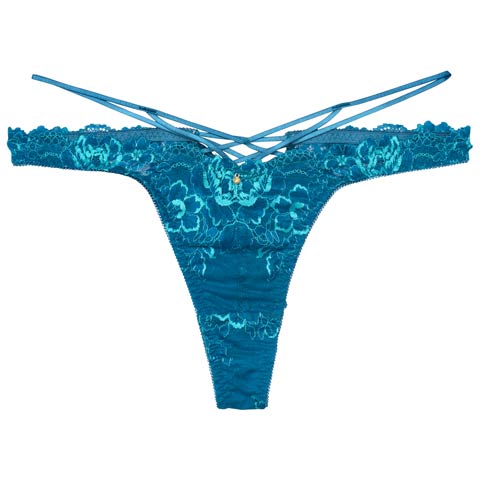 7/28新作!【Reinest】アクアオーシャンプルメリアバック透け選べるショーツ[おそろいショーツ](マリンブルー/Tバック-M)