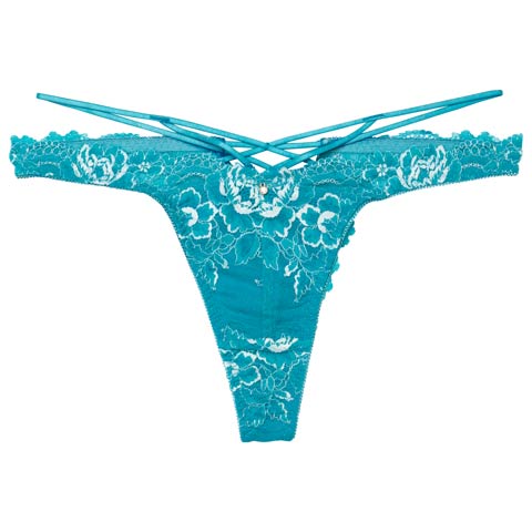 7/28新作!【Reinest】アクアオーシャンプルメリアバック透け選べるショーツ[おそろいショーツ](ターコイズブルー/Tバック-M)