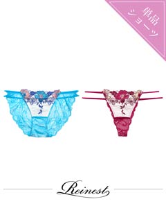 【Reinest】フレッシュシャイニーフラワーバック透け選べるショーツ[おそろいショーツ]