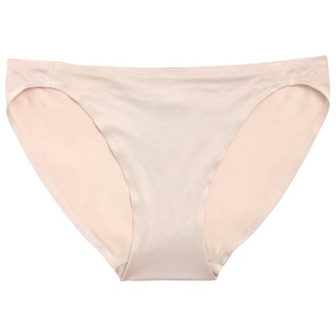 2/18新作!シームレス単品フルバックショーツ(ヌード-M)