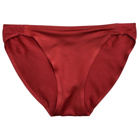 2/18新作!シームレス単品フルバックショーツ(ボルドー-M)