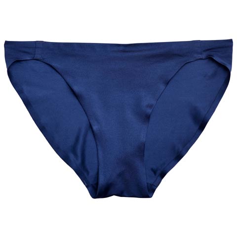2/18新作!シームレス単品フルバックショーツ(ネイビー-M)