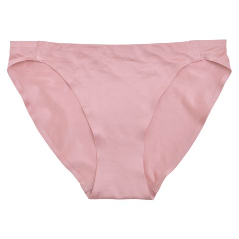 2/18新作!シームレス単品フルバックショーツ(ダスティピンク-M)