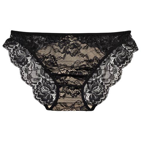 2/18新作!スフレ単品フルバックショーツ(ブラック-M)