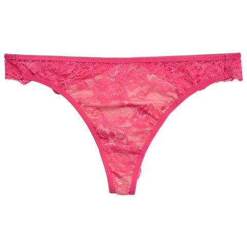 2/18新作!【Tバック】スフレ単品Tバックショーツ(ローズピンク-M)