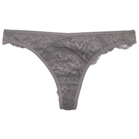 2/18新作!【Tバック】スフレ単品Tバックショーツ(グレー-M)