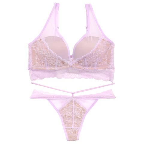 【Re；by Reinest】【A-Fサイズ】DIVA BRA series Hold Up Lacy /ホールドアップレーシーブラ&Tバックショーツ[推し][人気](ラベンダー-A65/ショーツL)