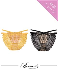 【Reinest】クラッシーコードエンブロイダリーバック透けフルバックショーツ単品[おそろいショーツ]