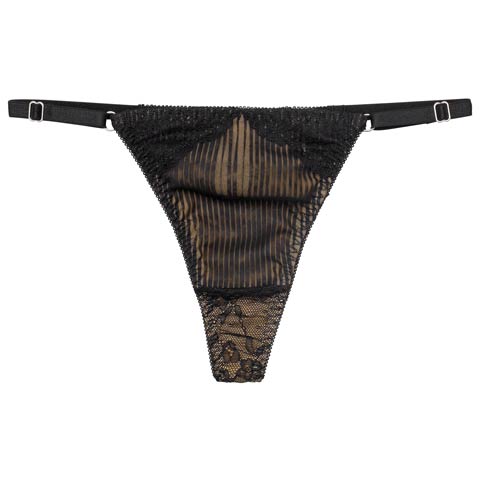 9/1新作!【Reinest】メロウプリーツレースアップバック透け選べるショーツ[おそろいショーツ](ブラック/Tバック-M/ショーツM)