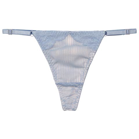 9/1新作!【Reinest】メロウプリーツレースアップバック透け選べるショーツ[おそろいショーツ](ブルーグレー/Tバック-M/ショーツM)