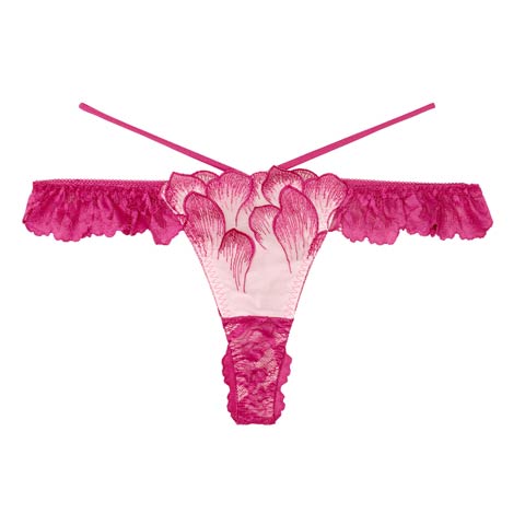 7/2新作!【Reinest】ルミエールペタルレーシーバック透け選べるショーツ[おそろいショーツ](ローズピンク/Ｔバック-M/ショーツM)