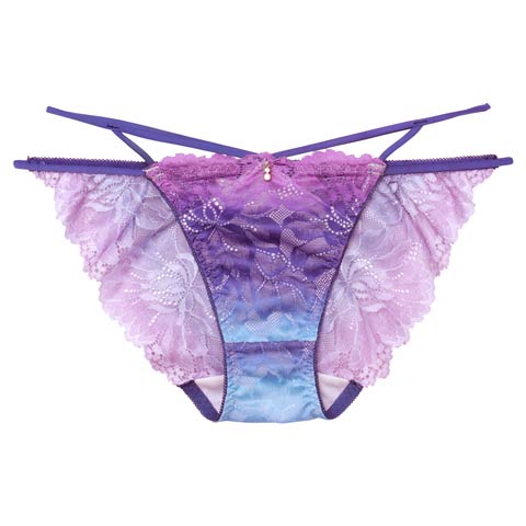 9/5新作!【Reinest】ブライトマーメイドフラワーバック透け選べるショーツ[おそろいショーツ](トワイライト/フルバック-M)