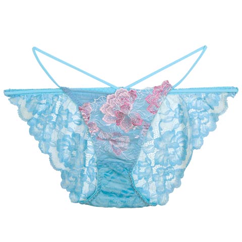 8/22新作!【Reinest】シャルムピオニーブルームバック透け選べるショーツ[おそろいショーツ](サックス/フルバック-M)