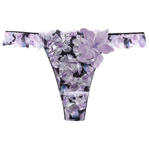 4/6新作!【Reinest】ルミナスリリーブロッサムバック透け選べるショーツ[おそろいショーツ](パープル/Tバック-M)