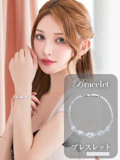 3/30新作!ラグジュアリーストーンビジューブレスレット[点内アクセ]