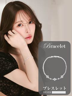 4/22新作!エレガントシャイニービジューブレスレット[店内アクセ]