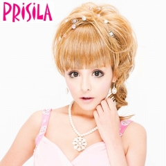 【訳あり SALE価格】[PRISILA]カジュアルぐる巻きハーフウィッグ
