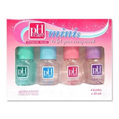 phケア フェミニンウォッシュ ミニコレクション30ml(4本入り)【デリケートゾーン専用液体ソープ】
