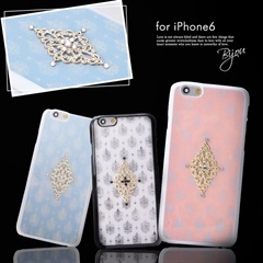 ダマスク柄プリントiPhone6ハードケース