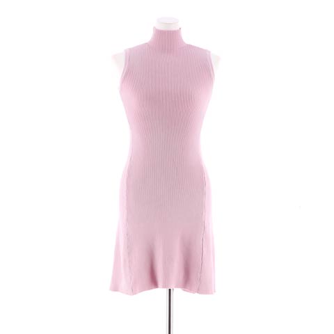 ハイネックノースリーブフレアニットワンピース[カジュアル/dazzy closet]【ドーリードレス】(ベイビーピンク-フリーサイズ)