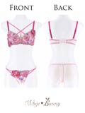 明日花キララ　Venus Shiny Rose Bra&Shorts ピンク 明日花キララプロデュース/WhipBunny】ヴィーナスシャイニー