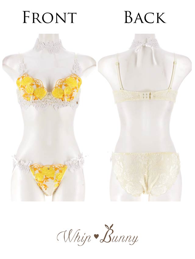 Whip Bunny グラマラスコードローズブラ＆Tバック/ホワイト D65 明日花キララプロデュース/WhipBunny】Glamourous Code Rose