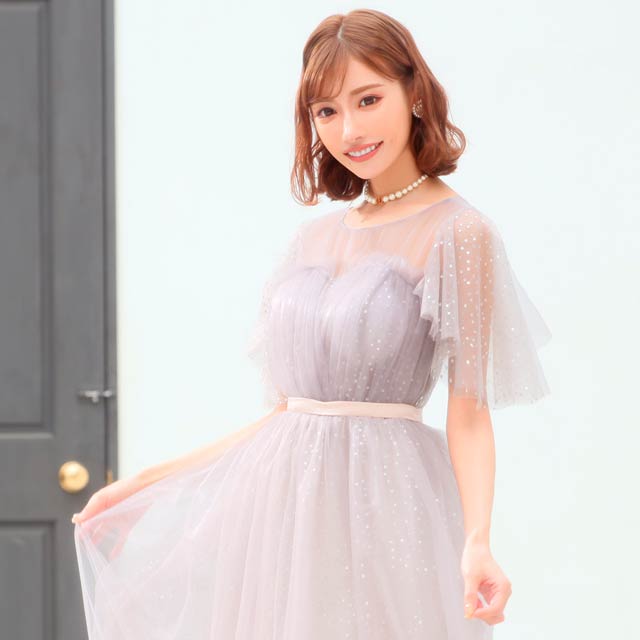 明日花キララ着用】Tulle Sequins One-piece チュールスパンコールワンピース［Whip  Bunny］の通販はdazzystore(デイジーストア) (3c7g056)