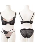 【PREMIUM】【最高級★LUXURY STYLE】【全3色】レース切替半袖ブラウス　アイボリー ピンク ブラック　S/M【lace-j051428top】( mja )(240529) COFREX】 スタンド ピコレースブラウス 七分袖 レディース