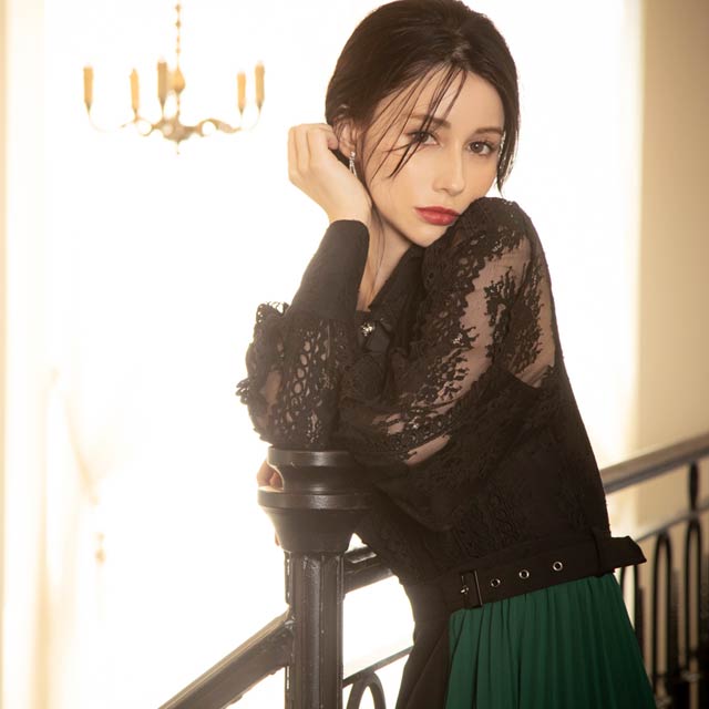 ダレノガレ明美着用 Graciana Vintage Long Sleeve Onepieceの通販はdazzystore デイジーストア 3l7g017