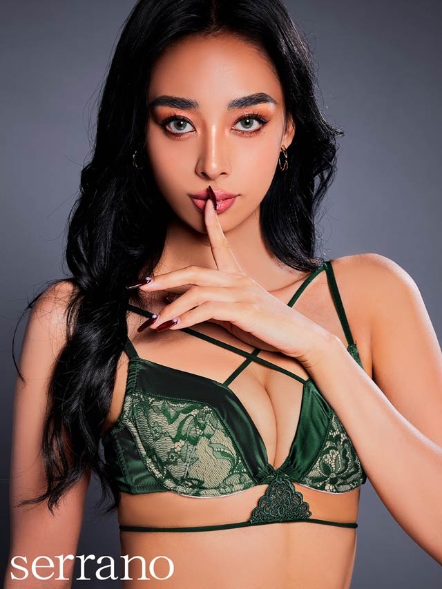 serrano】Geometric Flower Bra&Shorts ジオメトリックフラワー