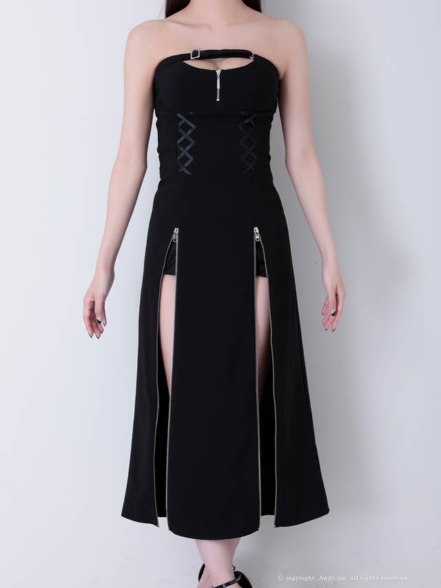 （玩007）バストアップス　シークレットあり　9個 10/1新作!スリットパールビジューオフショルタイトミニ丈キャバ