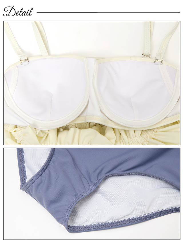 【美品】リップサービス❤ビキニ　水着　アンダークロス　レース　即購入可能 セール】クロスストラップ レースアップ ビキニ 水着 レディース