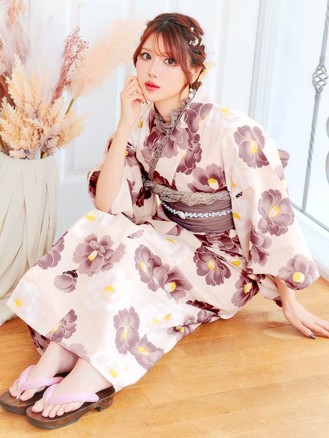 浴衣　☆美品☆ 花柄浴衣セット[tu1010] | レディースファッション通販の