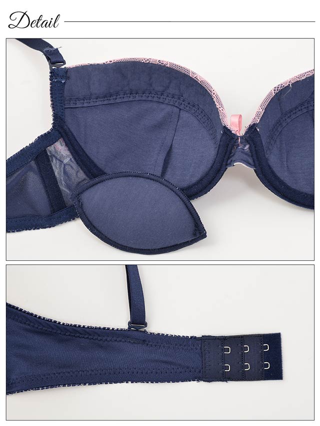 レトロフラワーシフォンブラジャー&ショーツの通販はdazzystore