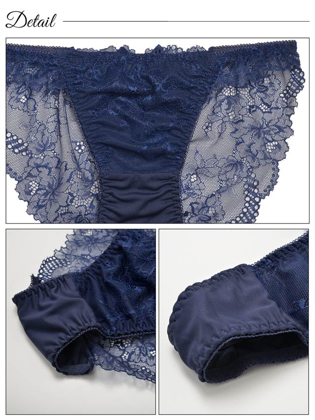 ブラジャー ショーツセット スイート スカラップ レース ＆ フル