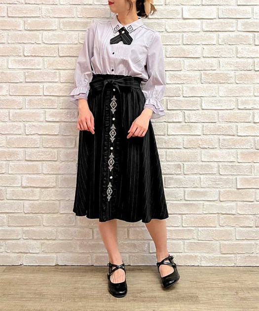 フレームローズ刺繍スカート【期間限定価格】 | outlet | axes femme 