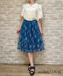 花柄ドッキングワンピース | outlet | axes femme online shop