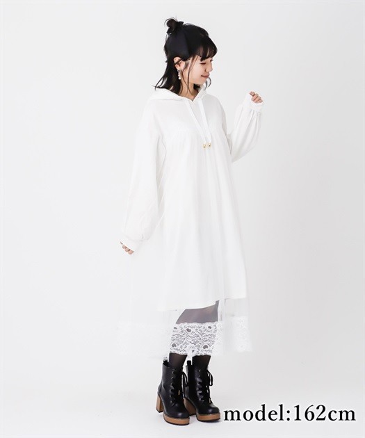 OUTLET】チュールパーカーワンピース | outlet | axes femme online shop