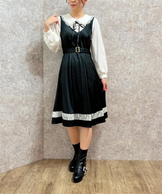 レイヤードデザインワンピース | レディース服・レディース