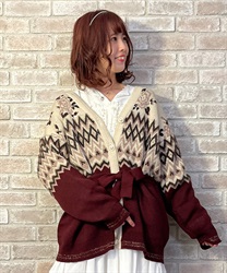 【OUTLET】バラジャガードロングカーデ
