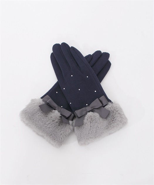 ファビアナ フィリッピ レディース 手袋 アクセサリー Gloves Black-