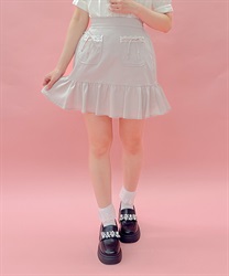 ポケットデザインミニスカート【期間限定価格】(ピンク-M)