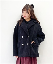 ボアビッグシルエットコート | POETIQUE | axes femme online shop