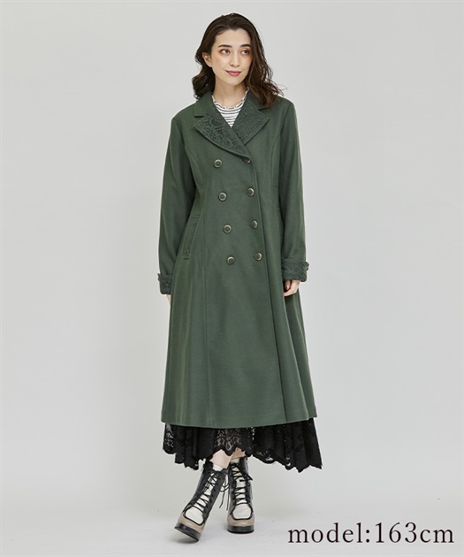 ダブルブレストテーラーコート | outlet | axes femme online shop