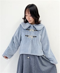 リボン金具ファーコート | POETIQUE | axes femme online shop