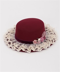 【2点5000円対象 /WEB限定】クラシカルガーデンカンカン帽