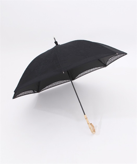 レース重ね晴雨兼用ロング傘